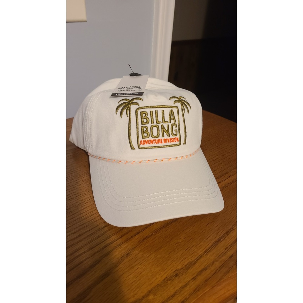 Billabong Surf Baseball Cap Hat Adjustable White